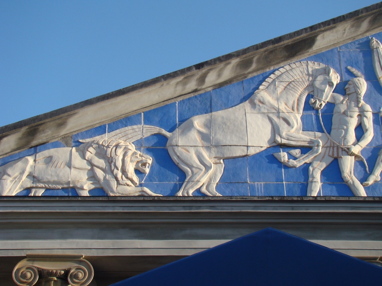 American Art Deco Frieze from the Chicago Sheridan Theater Modernism